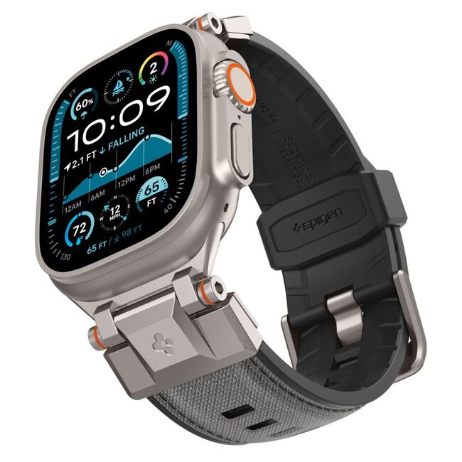 Curea premium pentru Apple Watch 6 / 7 / 8 / 9 / 10 / SE / ULTRA 1 / 2 (44 / 45 / 46 / 49 MM) Spigen - DuraPro Armor - Alb