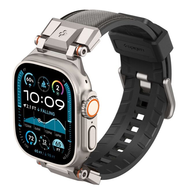 Curea premium pentru Apple Watch 6 / 7 / 8 / 9 / 10 / SE / ULTRA 1 / 2 (44 / 45 / 46 / 49 MM) Spigen - DuraPro Armor - Alb