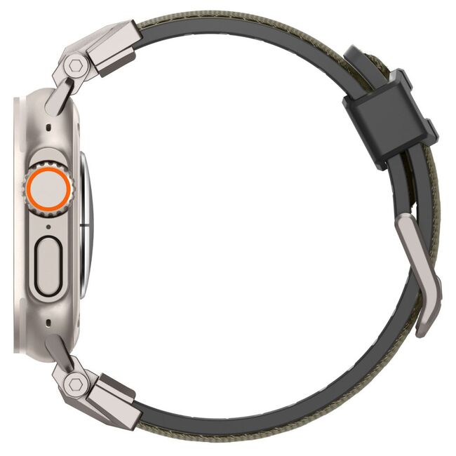 Curea premium pentru Apple Watch 6 / 7 / 8 / 9 / 10 / SE / ULTRA 1 / 2 (44 / 45 / 46 / 49 MM) Spigen - DuraPro Armor - Verde