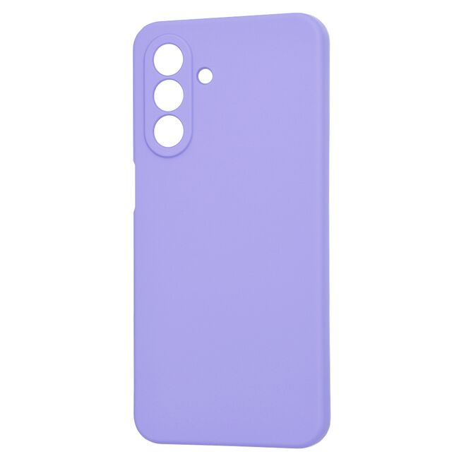Husa pentru  Samsung Galaxy A26 Liquid Silicone, subțire, captusita cu microfibra, anti amprentă, protectie cameră foto, Lavanda
