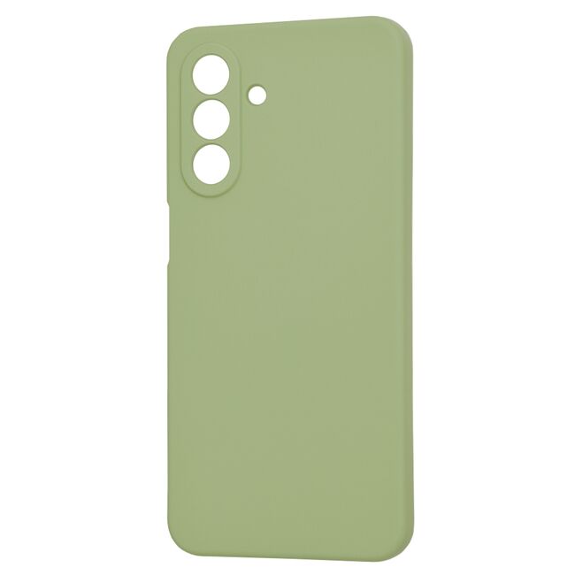 Husa pentru  Samsung Galaxy A26 Liquid Silicone, subțire, captusita cu microfibra, anti amprentă, protectie cameră foto, Verde