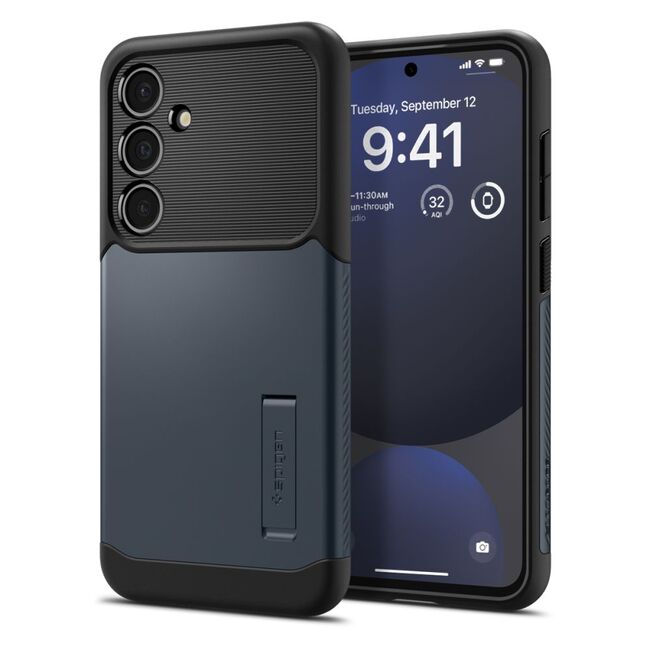 Husa pentru  Samsung Galaxy S24 FE Spigen - Slim Armor  - Metal slate