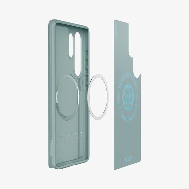 Husa pentru  Samsung Galaxy S25 Ultra Spigen - Caseology Parallax MagSafe - Verde