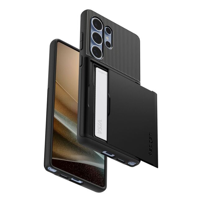 Husa pentru  Samsung Galaxy S25 Ultra Spigen - Slim Armor MagSafe - Negru