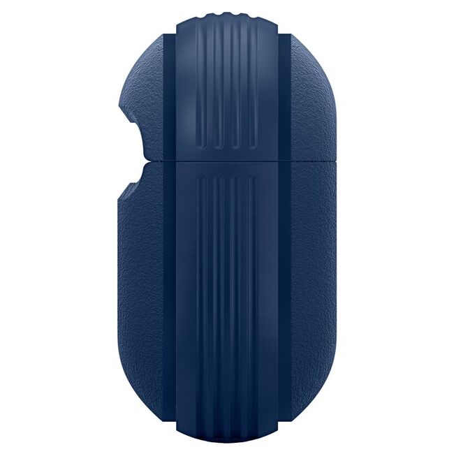 Husa pentru Airpods Pro 1 / 2 Spigen - Protection Case Caseology Vault, ir Space Technology, Aluminum Holder - Albastru