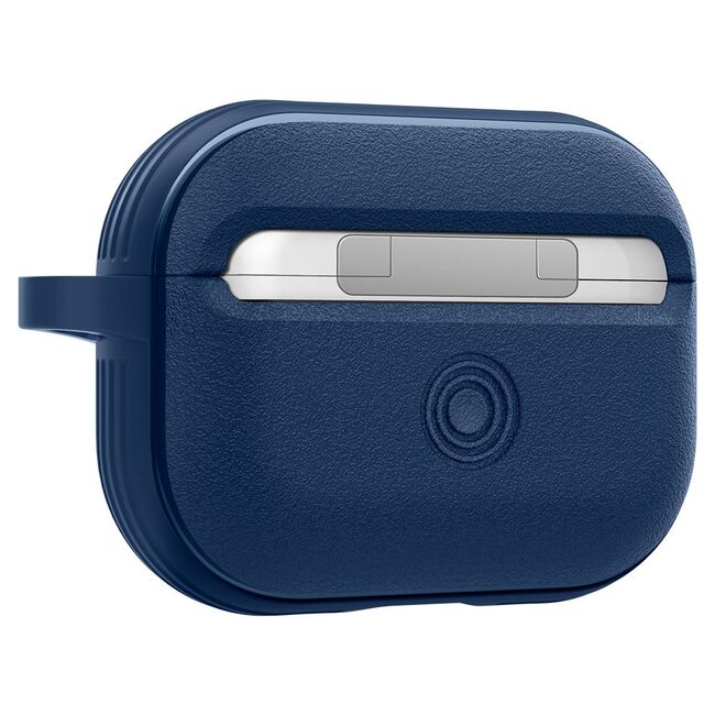 Husa pentru Airpods Pro 1 / 2 Spigen - Protection Case Caseology Vault, ir Space Technology, Aluminum Holder - Albastru