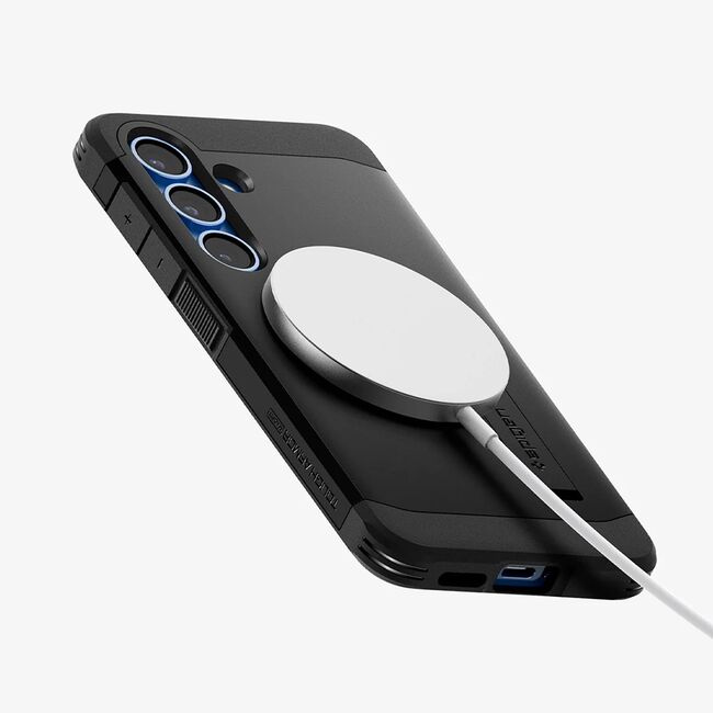 Husa premium pentru  Samsung Galaxy S25+ Spigen - Tough Armor MagSafe - Negru