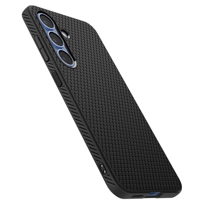 Husa premium pentru  Samsung Galaxy S25 Spigen - Liquid Air - Negru mat