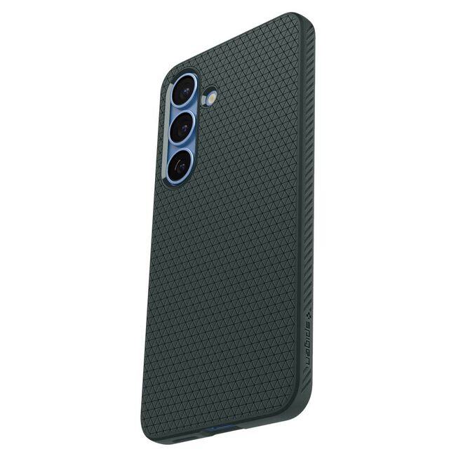 Husa premium pentru  Samsung Galaxy S25 Spigen - Liquid Air - Verde inchis