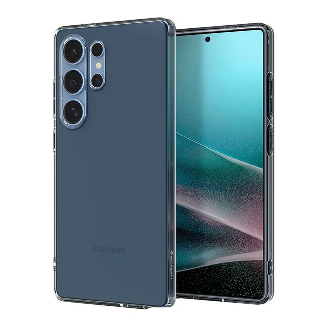 Husa premium pentru  Samsung Galaxy S25 Ultra Spigen - Liquid Crystal - Space grey