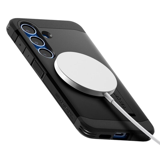 Husa premium pentru  Samsung Galaxy S25 Spigen - Tough Armor MagSafe - Negru