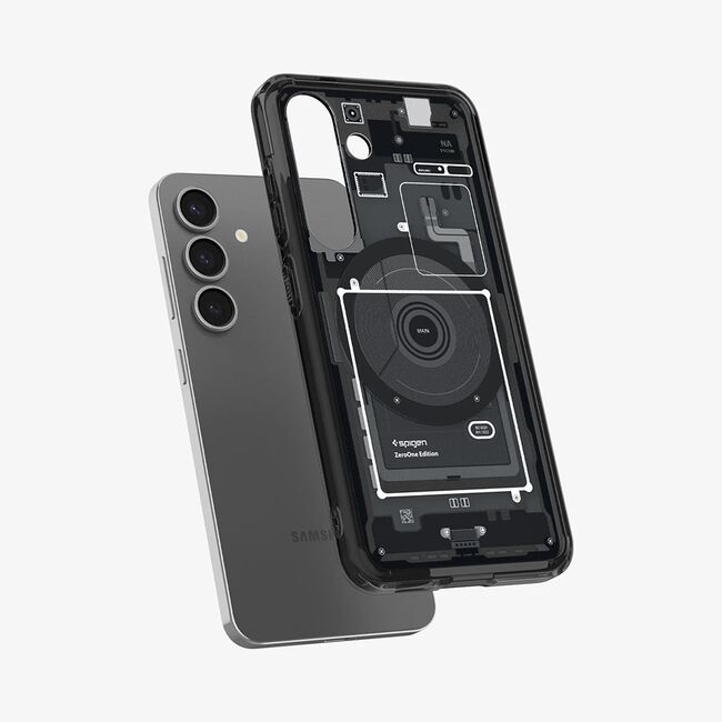 Husa premium pentru  Samsung Galaxy S25 Spigen - Ultra Hybrid Zero One MagSafe - Negru