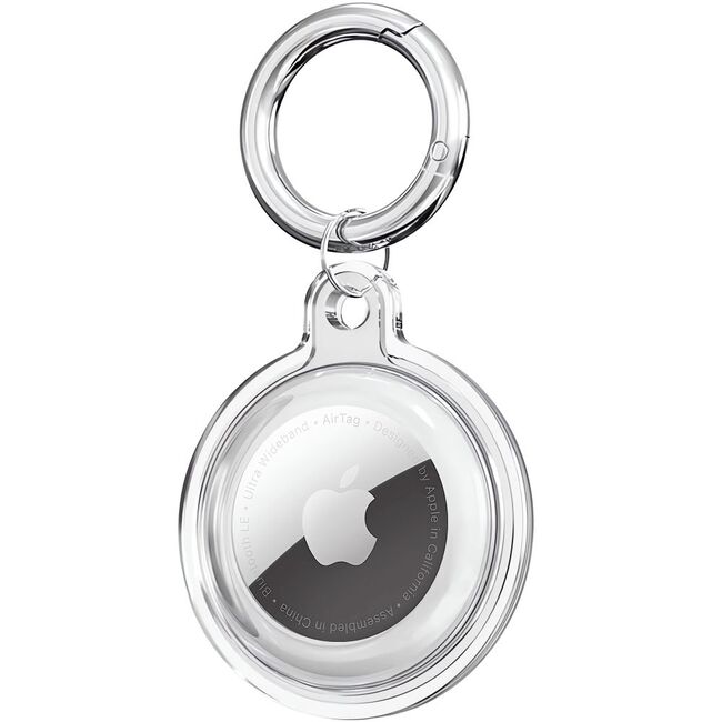[Pachet 4x] Husa Apple AirTag Techsuit CT15 tip breloc chei, transparent