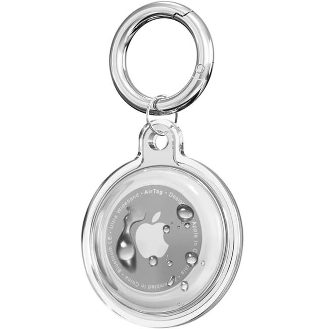 [Pachet 4x] Husa Apple AirTag Techsuit CT15 tip breloc chei, transparent