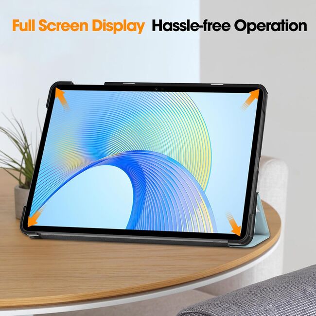 Husa pentru Honor Pad X8a tip stand functie sleep/wake-up, protectie 360 - Unicorn