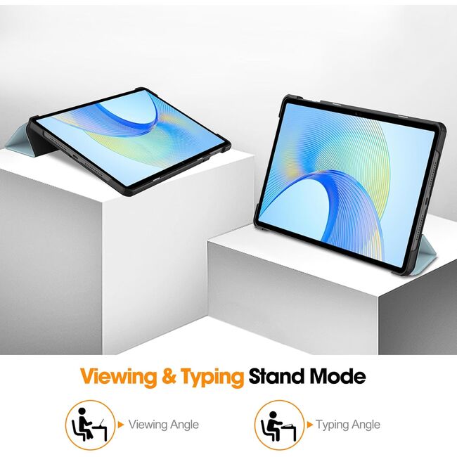 Husa pentru Honor Pad X8a tip stand functie sleep/wake-up, protectie 360 - Unicorn