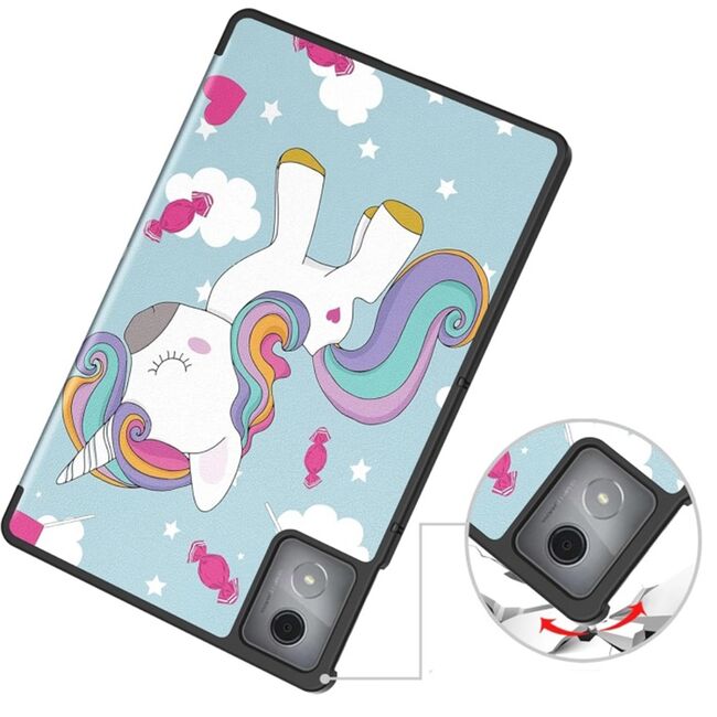 Husa pentru  Lenovo Tab K11 Plus 11.45 inch tip stand functie sleep/wake-up, protectie 360 - Unicorn