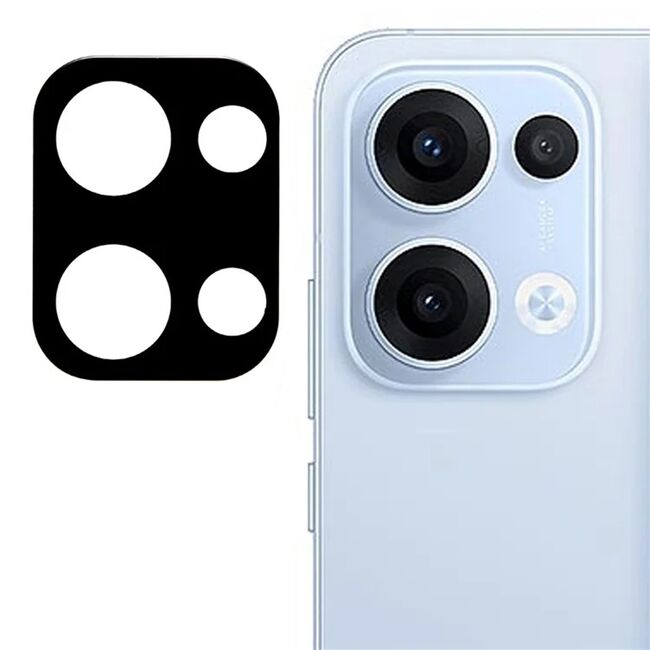 Folie Camera pentru Oppo Reno 13 - Techsuit Full Camera Glass - Black