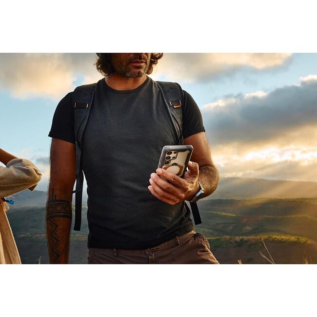 Husa Samsung Galaxy S25 Ultra UAG Plasma XTE MagSafe, Ash Titanium
