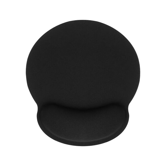 Mouse Pad Ergonomic cu Suport pentru Încheietură – Memory Foam, Bază Antialunecare, Negru