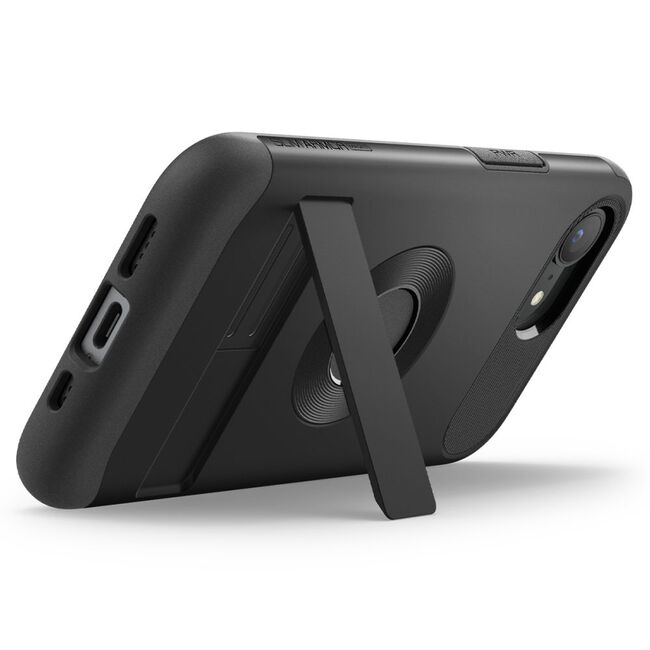 Husa pentru  iPhone 16e Spigen - Slim Armor MagSafe - Negru royal