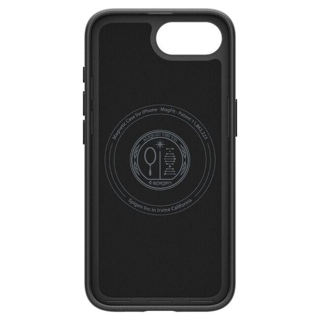 Husa pentru  iPhone 16e Spigen - Thin Fit MagSafe - Negru denim