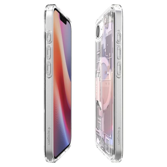 Husa pentru  iPhone 16e Spigen - Ultra Hybrid Zero One MagSafe - Alb
