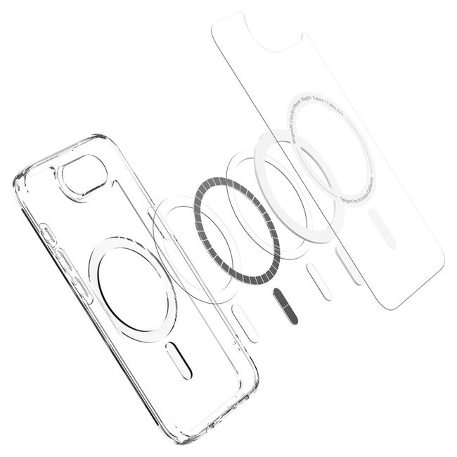 Husa pentru  iPhone 16e Spigen - Ultra Hybrid MagSafe - Clear