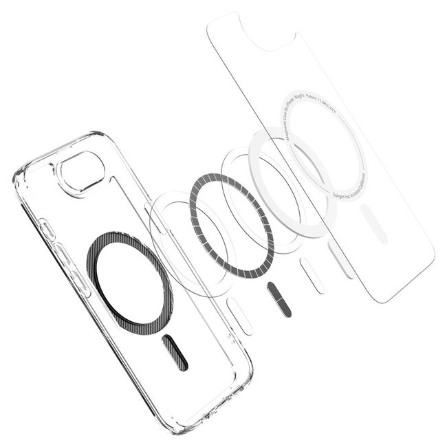 Husa pentru  iPhone 16e Spigen - Ultra Hybrid MagSafe - Transparent