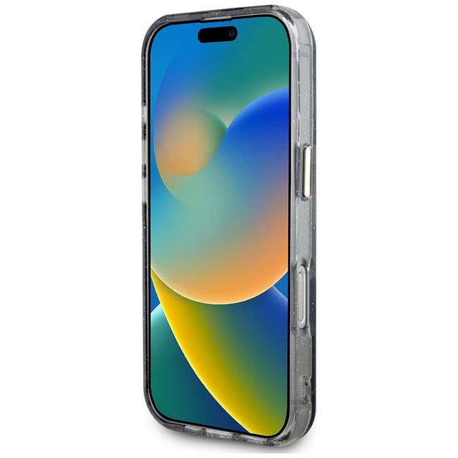 Husa premium pentru  iPhone 16 Pro Max compatibila MagSafe Guess Luxury Series - Gri inchis