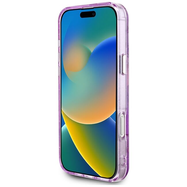 Husa premium pentru  iPhone 16 Pro Max compatibila MagSafe Guess Luxury Series - Mov