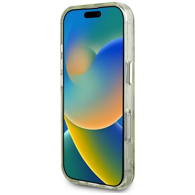 Husa premium pentru  iPhone 16 Pro Max compatibila MagSafe Guess Luxury Series - Verde