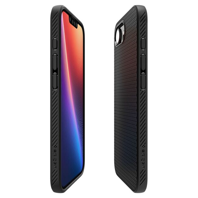 Husa premium pentru  iPhone 16e Spigen - Liquid Air - Negru