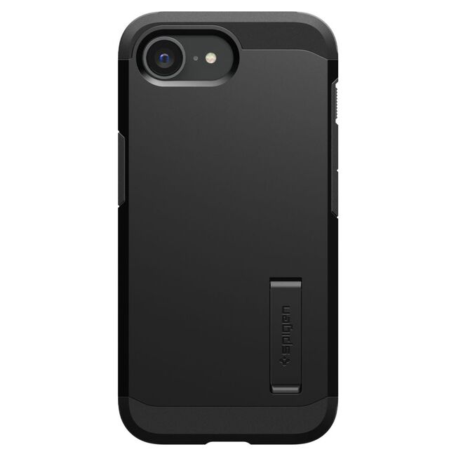 Husa premium pentru  iPhone 16e Spigen - Tough Armor MagSafe - Negru