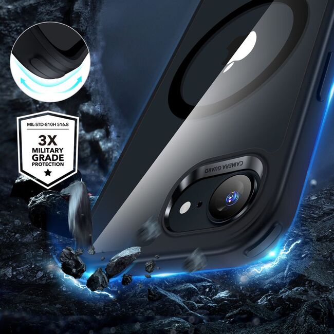 Husa premium pentru  iPhone 16e compatibila MagSafe ESR - Classic Hybrid HaloLock - Clear