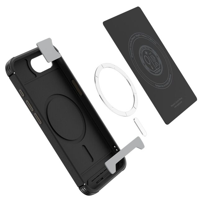 Husa pentru iPhone 16e Spigen - Core Armor MagSafe - negru mat