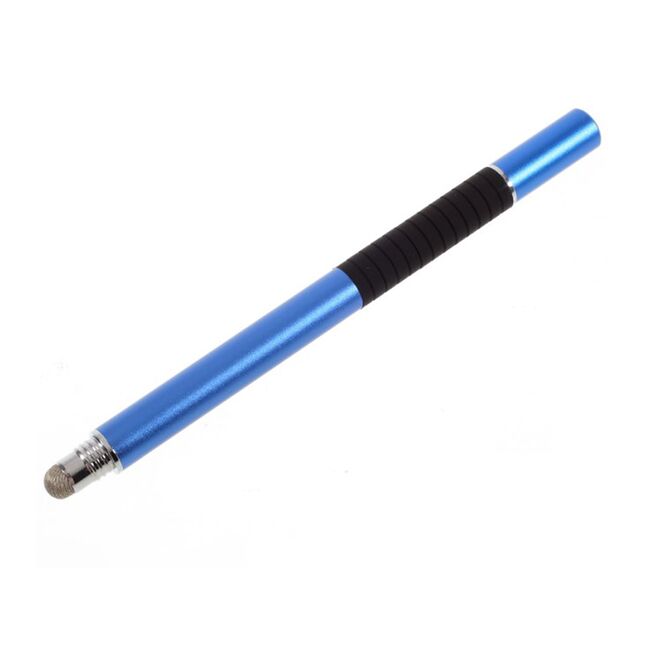 Stylus Pen Universal 2 in 1 – Precizie și Confort pentru Desen și Scris, pentru telefoane si tablete, compatibil Android si iOS - albastru inchis
