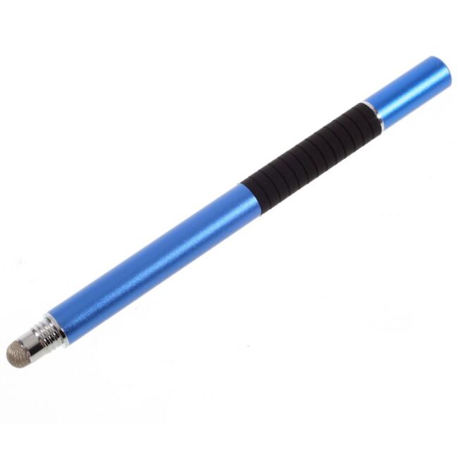 Stylus Pen Universal 2 in 1 – Precizie și Confort pentru Desen și Scris, pentru telefoane si tablete, compatibil Android si iOS - albastru inchis