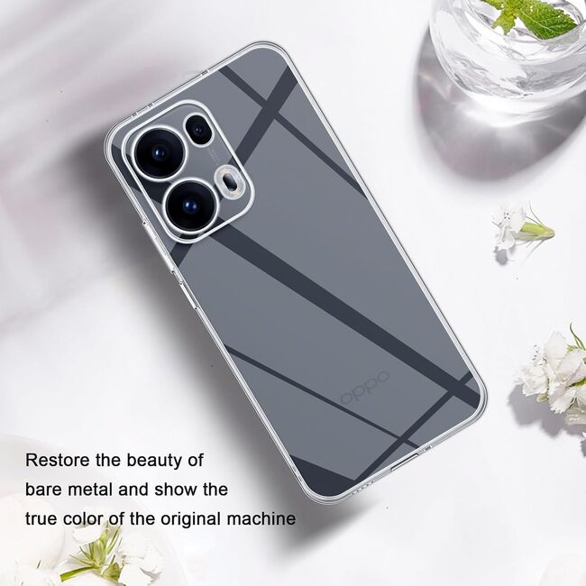 Husa pentru Oppo Reno 13 Pro 5G Anti-Shock 1.5mm, cu protectie lentile, transparent