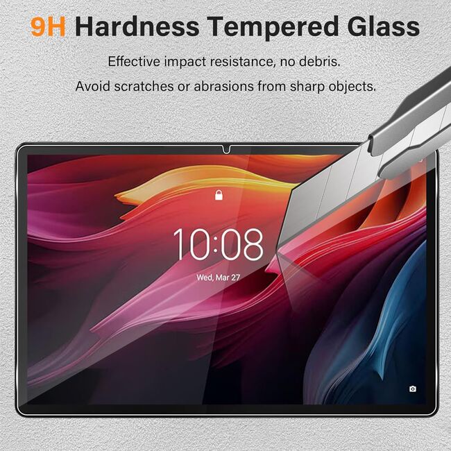 Set 2 x Folie de protectie pentru tableta Lenovo Tab K11 Plus 11.45 inch, Tempered Glass, transparenta