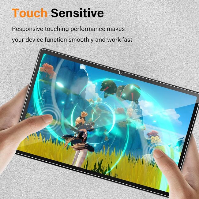 Set 2 x Folie de protectie pentru tableta Lenovo Tab K11 Plus 11.45 inch, Tempered Glass, transparenta