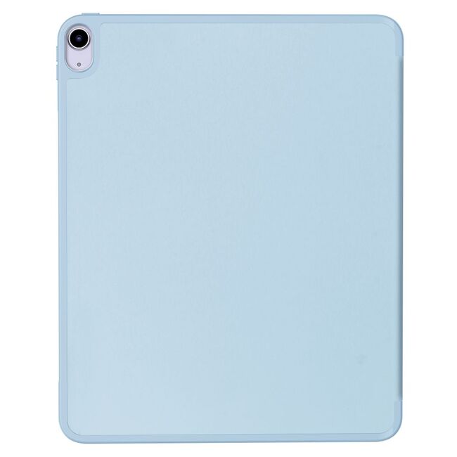 Husa pentru Apple iPad Air 13 2025 / 2024 M3, M2 Soft Shell tip stand, functie sleep / wake-up si slot pentru stylus, protectie 360 - sky blue