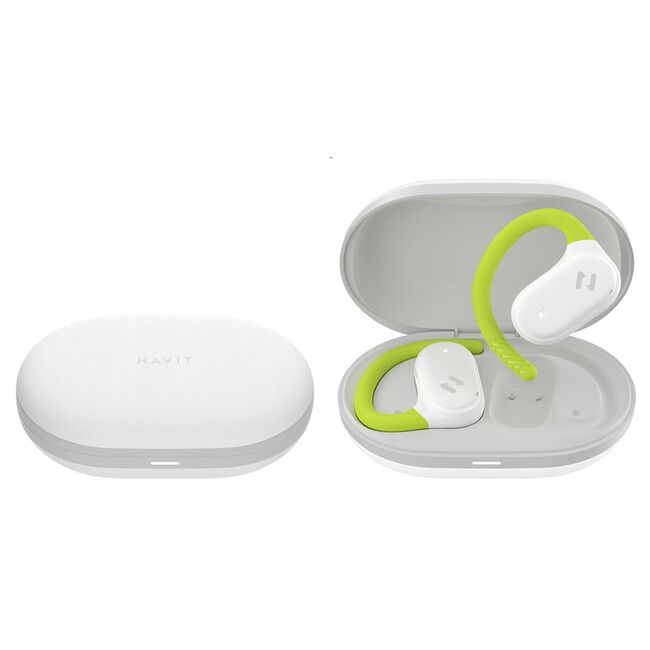 Casti True Wireless Bluetooth cu microfon Havit OWS915, alb