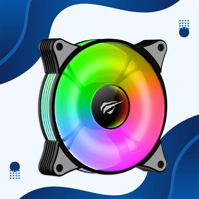 Cooler pentru computer 1.44W Havit F2095, negru