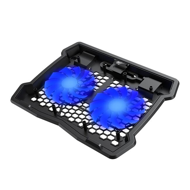 Cooler laptop 10 - 15.6" 26dBA, 2 x USB Havit F2075, negru