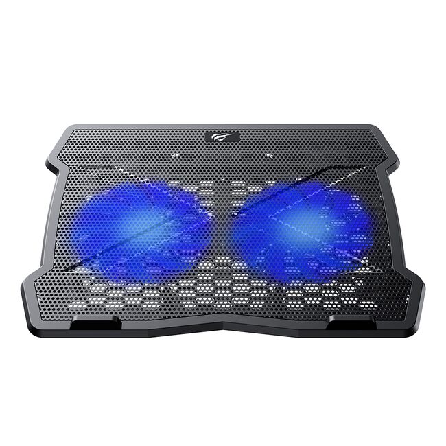 Cooler laptop 10 - 15.6" 26dBA, 2 x USB Havit F2075, negru