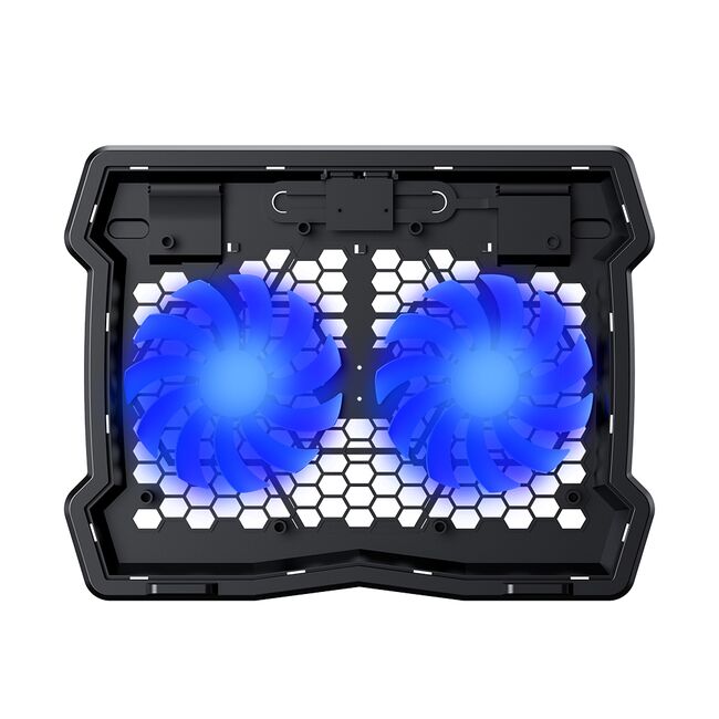 Cooler laptop 10 - 15.6" 26dBA, 2 x USB Havit F2075, negru