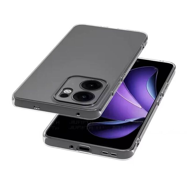 Husa pentru Oppo Reno 13F, Reno 13FS 4G, 5G Anti-Shock 1.5mm, cu protectie lentile, transparent