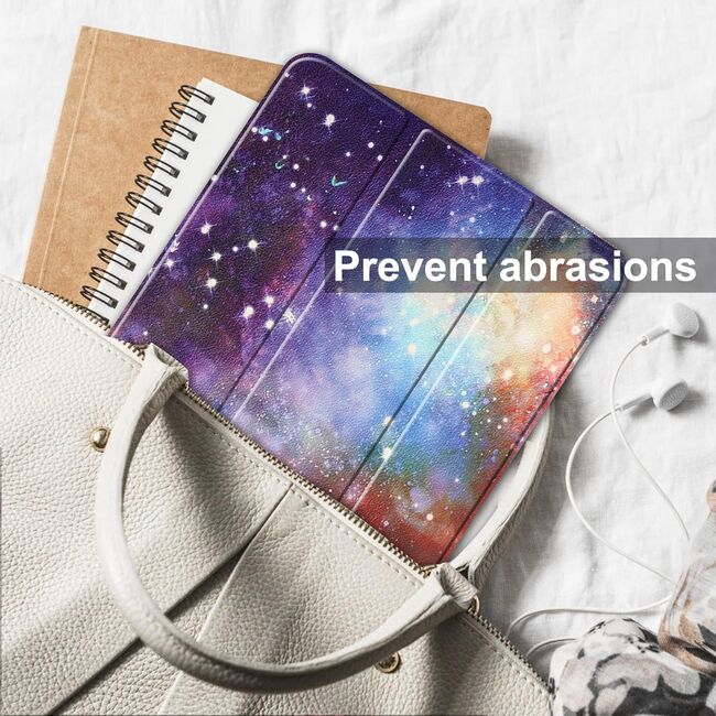Husa pentru iPad 11 2025 tip stand functie sleep/wake-up, protectie 360 - galaxy