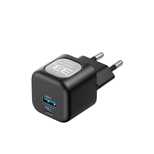 Incarcator priza USB Type-C 33W GaN Havit UC230 EU, roz